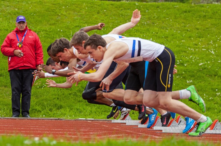 Sprinters start at District Championships