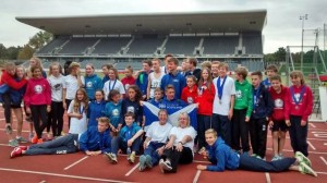 Edinburgh AC athletes celebrate in Birmingham after YDL success