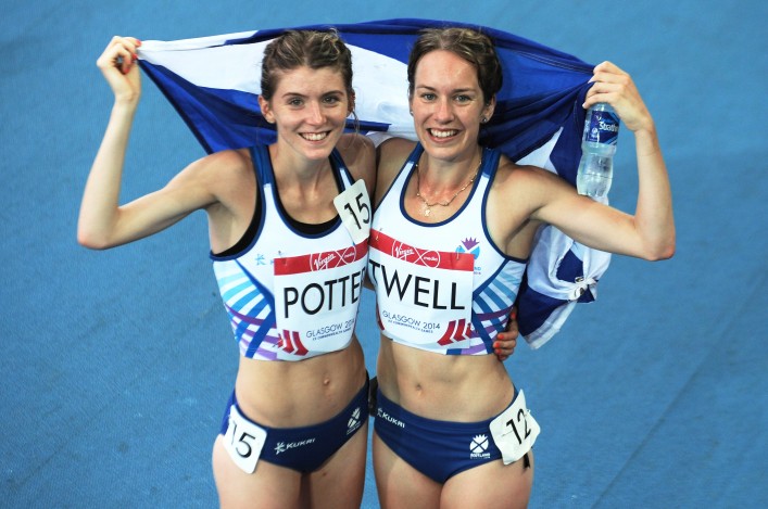 Steph Twell and Beth Potter